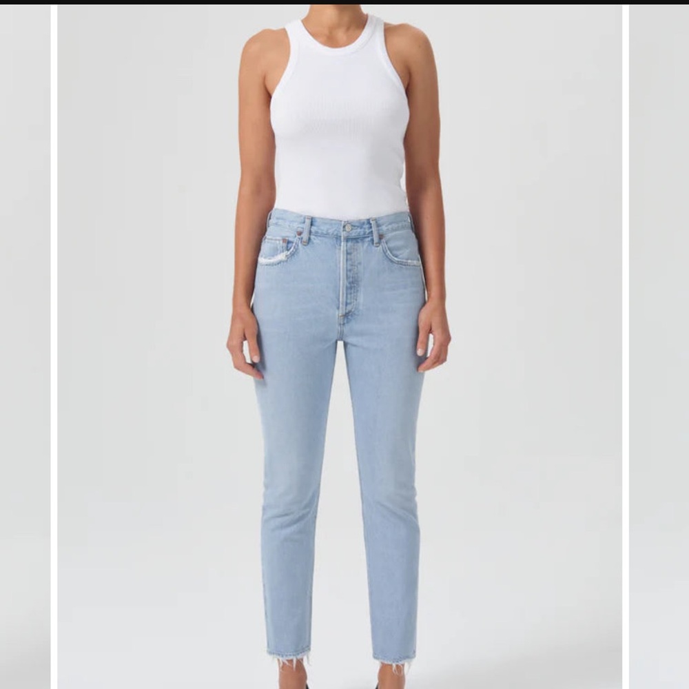 NWT Agolde Riley Organic denim jeans in reputation size 26 cotton soft